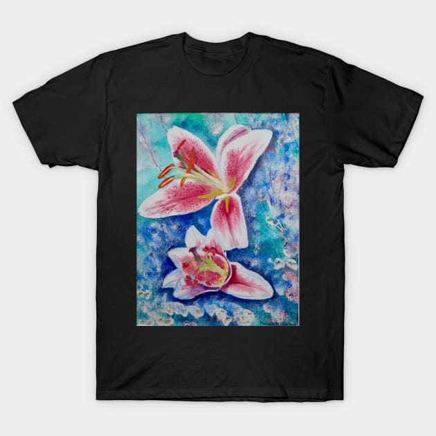 Lilies T-Shirt by FrancesArt